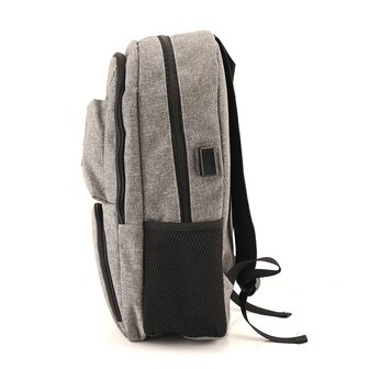 Tas 17,0&quot; Backpack Andorra GFY-9817 Grijs-Zwart