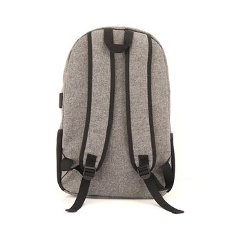 Tas 17,0&quot; Backpack Andorra GFY-9817 Grijs-Zwart