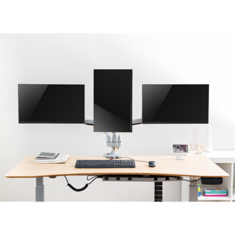 Desk Mount Triple LogiLink 13&quot;-32&quot; Aluminium gas