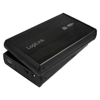 3.5&quot; LogiLink Enclosure USB3.0 / SATA / Zwart