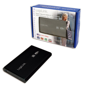 2.5&quot; Logilink Enclosure USB3.0 / SATA / Zwart