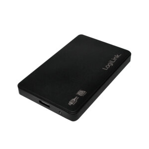 2.5&quot; Logilink Enclosure USB3.0 / SATA /Zwart/Schroefloos