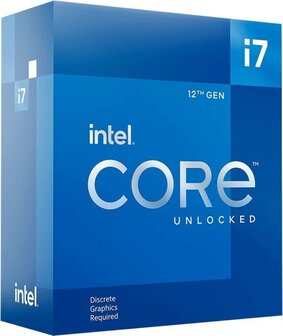 1700 Intel Core i7-12700KF 125W / 3,6GHz / BOX-No Cooler