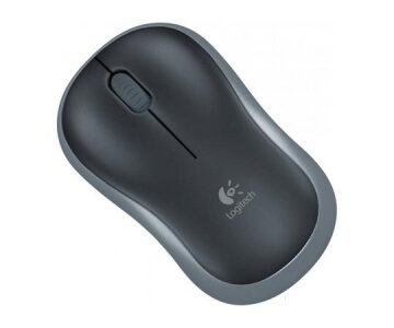 Logitech M185 Optical USB Zwart-Zilver Retail Wireless