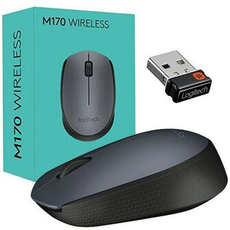 Logitech M170 Optical USB Grey Retail Wireless