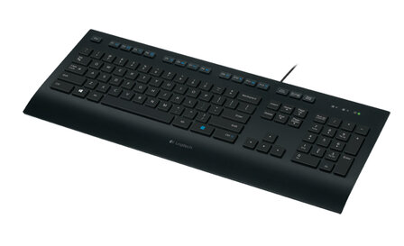 KB Logitech K280e voor Business Zwart bedraad OEM