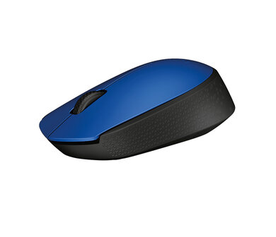 Logitech M171 Optical USB Blauw-Zwart Retail Wireless