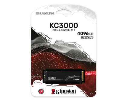 4TB M.2 PCIe NVMe Kingston KC3000 7000/7000