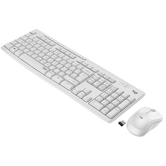 DT Logitech MK295 Silent Wit draadloos Retail