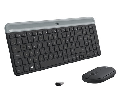 DT Logitech MK470 Graphite draadloos Retail