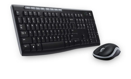 BE DT Logitech MK270 Zwart draadloos Retail