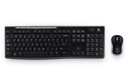 BE DT Logitech MK270 Zwart draadloos Retail