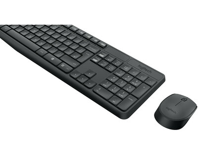 DT Logitech MK235 Zwart draadloos Retail