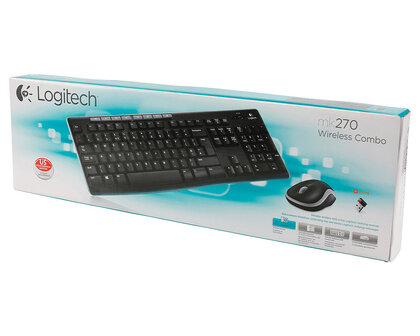 DT Logitech MK270 Zwart draadloos Retail