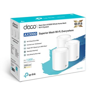TP-Link Deco X60 2PSW 2400Mbps Gigabit Set van 3
