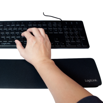 LogiLink polssteun voor Gaming toetsenbord Zwart