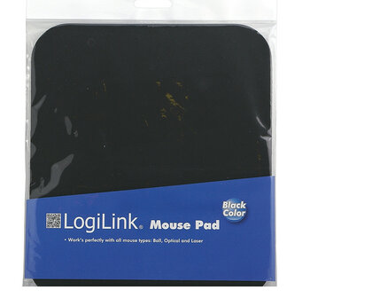 Mousepad LogiLink Zwart