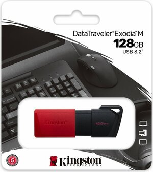 USB 3.2 FD 128GB Kingston DataTraveler Exodia M Zw-Ro