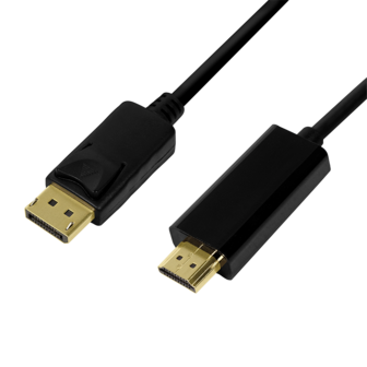 DisplayPort 1.2 --&gt; HDMI 3.00m 4K/30Hz LogiLink