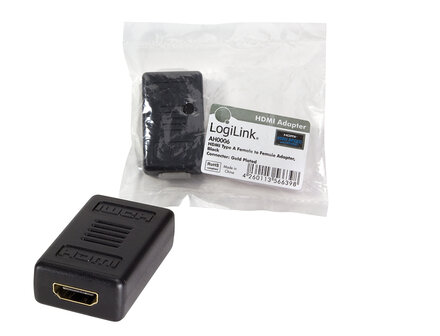 Adapter HDMI (F)  HDMI (F) LogiLink