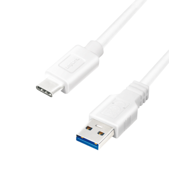 USB 3.2 Gen1x1 Cable USB-AUSB-C 1.0m LogiLink wit