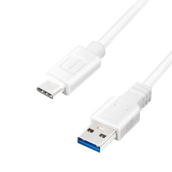 USB 3.2 Gen1x1 Cable USB-AUSB-C 0.5m LogiLink wit