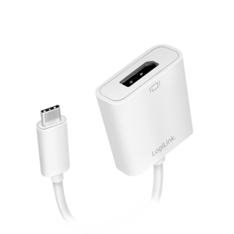 Adapter USB-C (M) --&gt; DisplayPort (F) Logilink