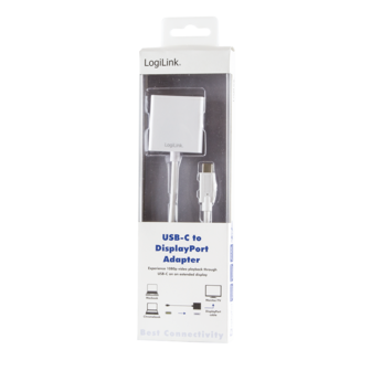 Adapter USB-C (M) --&gt; DisplayPort (F) Logilink