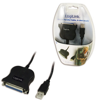 Adapter USB --&gt; Parallel 25-pin D-SUB LogiLink 1.50m