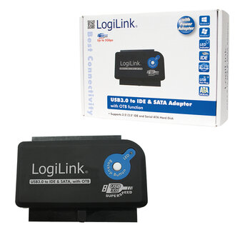 Adapter USB 3.0-A (M) --&gt; IDE en SATA LogiLink