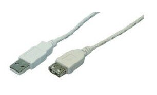 USB 2.0 A --&gt; A 3.00m Verlenging LogiLink