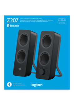 Logitech 2.0 Z207 Zwart