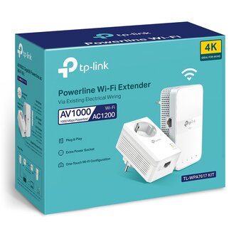 TP-Link Powerline WiFi TL-WPA7617 KIT 1000Mbps 2st