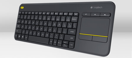 KB Logitech K400 Touch Plus Zwart draadloos Retail