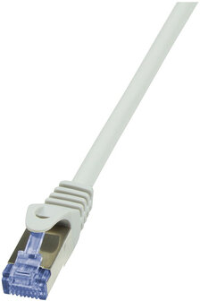 RJ45 5.00m Grijs Cat6A S/FTP LogiLink