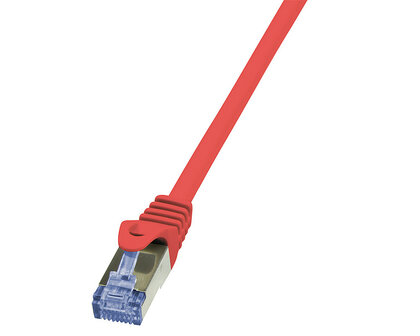 RJ45 1.00m Rood Cat6A S/FTP LogiLink