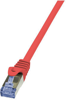 RJ45 2.00m Rood Cat6A S/FTP LogiLink