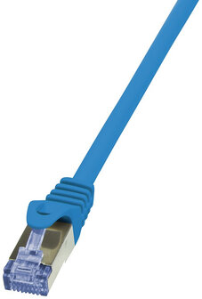 RJ45 3.00m Blauw Cat6A S/FTP LogiLink