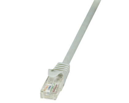 RJ45 0.50m Grijs Cat5e U/UTP LogiLink