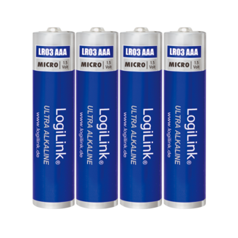 LogiLink Ultra Power batterij AAA blister 4-stuks