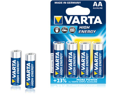 Varta High Energy batterij AA blister 4-stuks