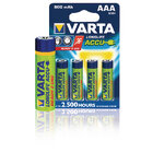 AAA Varta 800mAh NiMH 4 stuks blisterverpakking