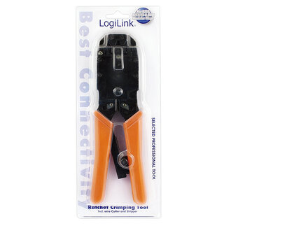 LogiLink KrimpTang RJ45/12/11/10/DEC Metaal