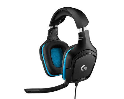 Logitech G Headset G432 7.1 Surround Sound Gaming Wirel.