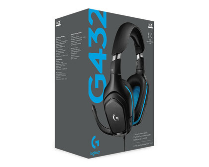 Logitech G Headset G432 7.1 Surround Sound Gaming Wirel.