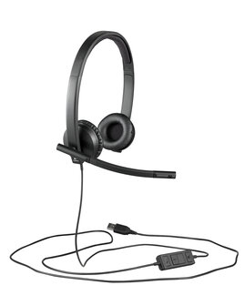 Logitech Headset H570e Stereo zwart