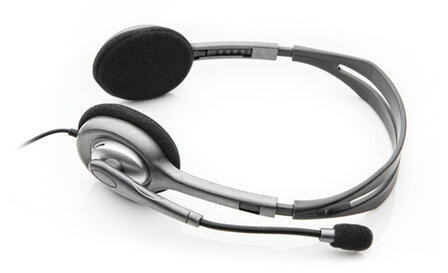 Logitech Stereo Headset H111 grijs