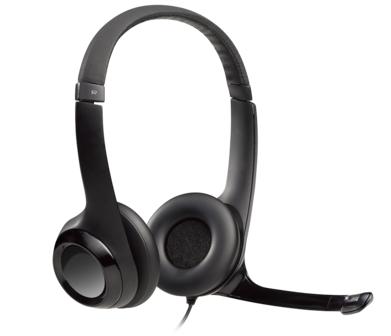 Logitech Stereo Headset H390 zwart