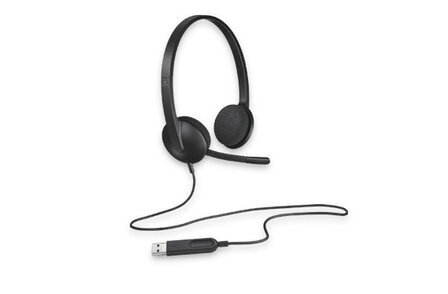 Logitech Stereo Headset H340 grijs