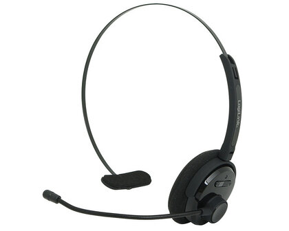 LogiLink Mono Headset Bluetooth zwart